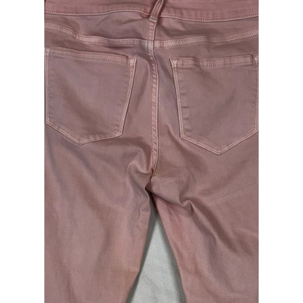 Old Navy Rockstar Size 6 Super Skinny Mid Rise Pink Distressed - Picture 6 of 10